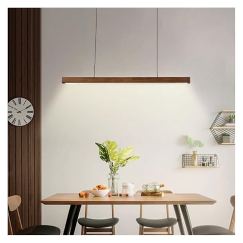 Lustre de salon longue bande LED 80cm pour éclairer une table de salle à manger