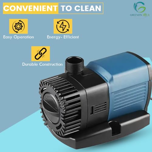 Image of Sunsun Jtp 3800 Frequency Variation Pump Series Energy Saving Pump External Pump Pound - Salt And Fresh Water (Jtp-3800 | 25W | 3800L /H) Greenfinaqua