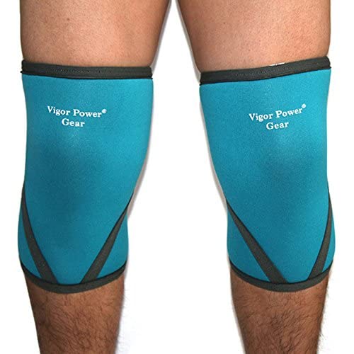Ubersweet® blue, SPower Gear 7mm knee sleeves power lifting knee supports weight lifting stronger knee sleeves fitness crossfit