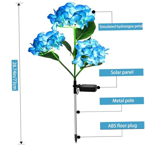 Fleur solaire extérieure étanche IP65 pour illuminer un jardin sombre - 4