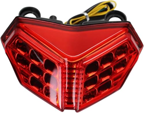 Feu arrière de moto pour Ducati 1198R Corse 2010 clignotant intégré LED de rechange