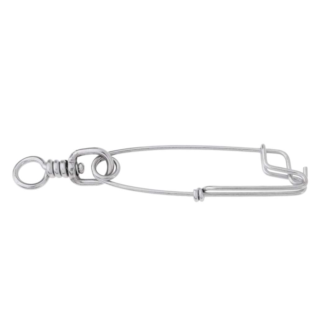 GIANTE Fishing Rolling Swivel w/Hook Snap Long Line Clips Connector