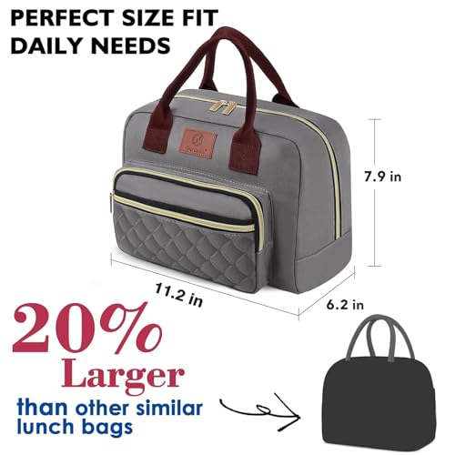 Genteen Insulated Lunch Bag (Gray) - image 3