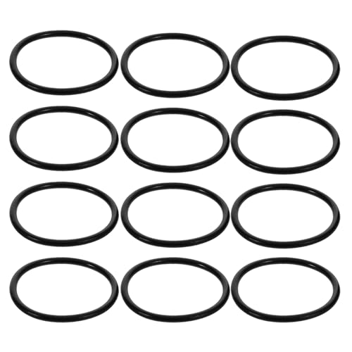 Mikikit 12 Pezzi Anelli Elastici Antiurto per Microfono Supporto Ammortizzatore in Gomma per Microfono Condensatore Riduzione Vibrazioni per Studio Performance Live Clip da Tavolo