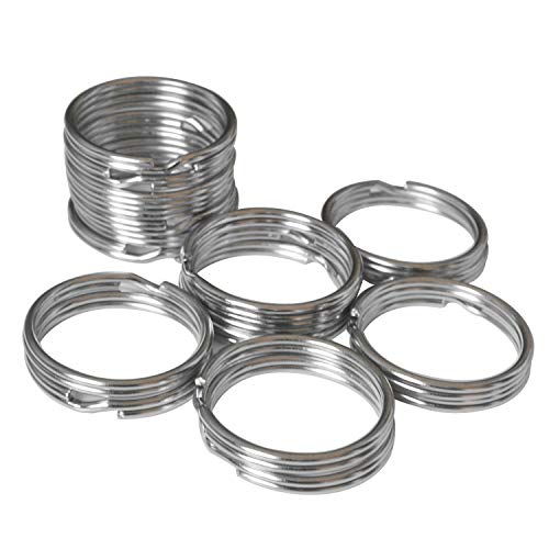 100Pcs 32mm Diameter Keychain Rings