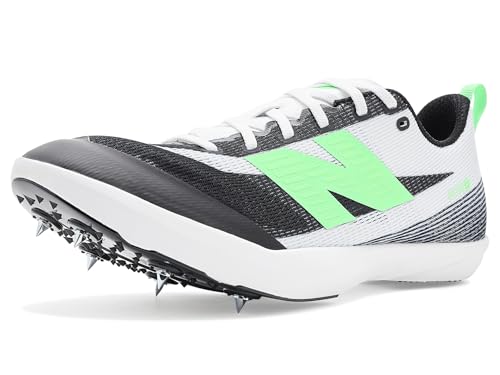 New Balance Unisex FuelCell Flite-S Running Shoe, Black/Mint Flash/Lab Green, 4.5 US Men