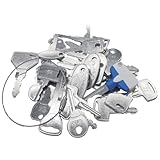 32 Heavy Equipment Keys Master Set with Keyring, Construction Keys for Heavy Equipment Fits John Deere, Forklift, Case, Bobcat, Kubota, JD, Ford, Yanmar, Komatsu and More