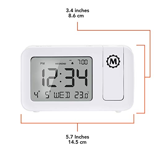 Marathon Projection Clock With Large Display And Backlight #TOP2