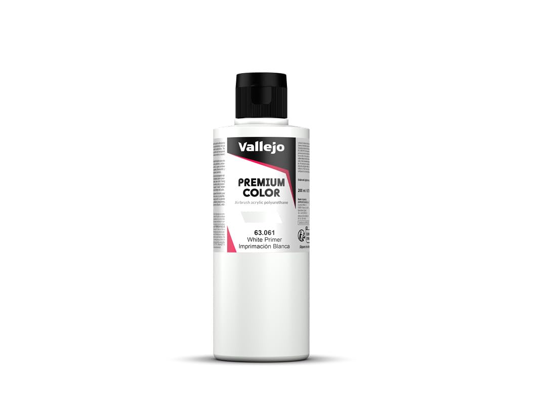 Vallejo Fondo Acrilico Primer Spray Bianco 400ml – VA 28010, Made In Spain