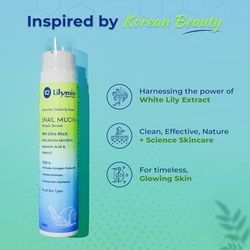 Image of Snail Mucin Miracle Serum 50ML With White Mulberry, Niacinamide & Vitamin C, Pure, Natural & Clean Reduces Pigmentation, Dark Spots & Fine Lines, Boosts Collagen & Skin Barrier, For All Skin Types