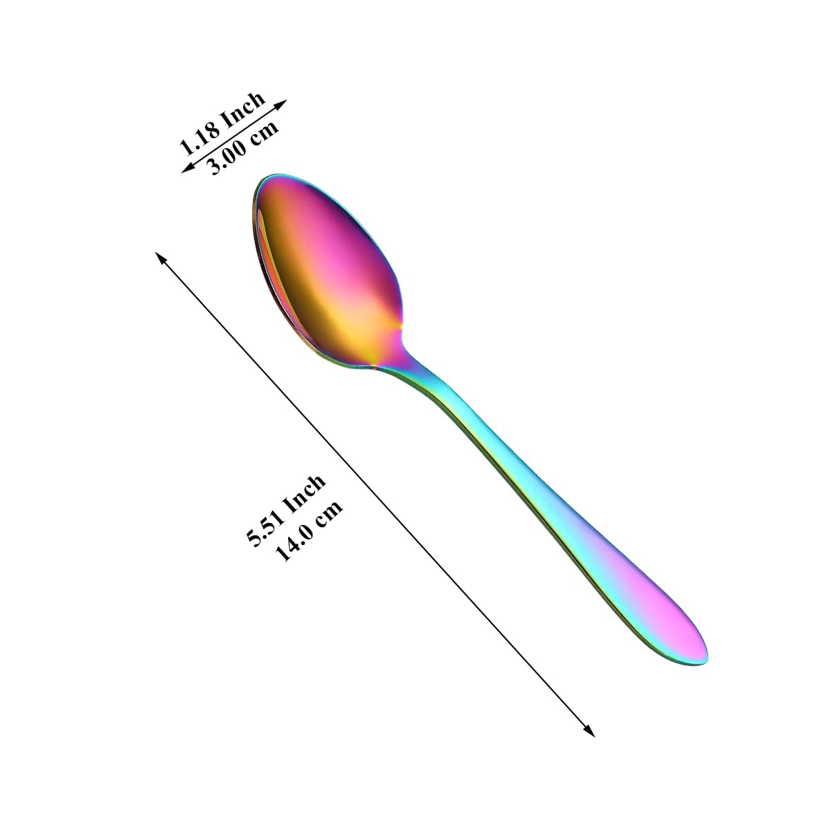 Cucchiaio Da Gelato In Acciaio Inox KÖNIGSTEIN - Corto E Resistente, Lavabile In Lavastoviglie - Foto 5