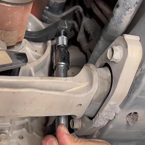 Kompaktes Hebeleisen-Adapterkopfwerkzeug, Brecheisen-Adapterkopfwerkzeug, Stahlkonstruktion, 1/2-Zoll-Antriebswellen-Demontage-Hebelstange, Einfache Einstellung von Hebel- und