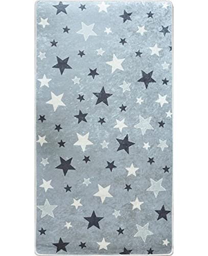 MANI TEXTILE Enfant Teppich, Polyester, grau, 120 x 160 - Image 4