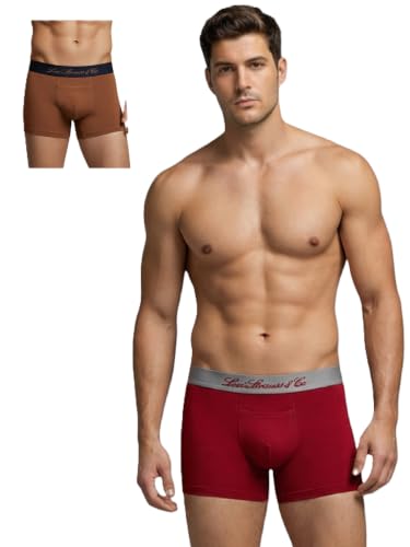 Image of Levi's Cotton Elite Trunk | Premium Men's Trunk Underwear | 4-Way Stretch | Outer Elastic Waistband | H-Pocket | Style 072 | Pack of 2