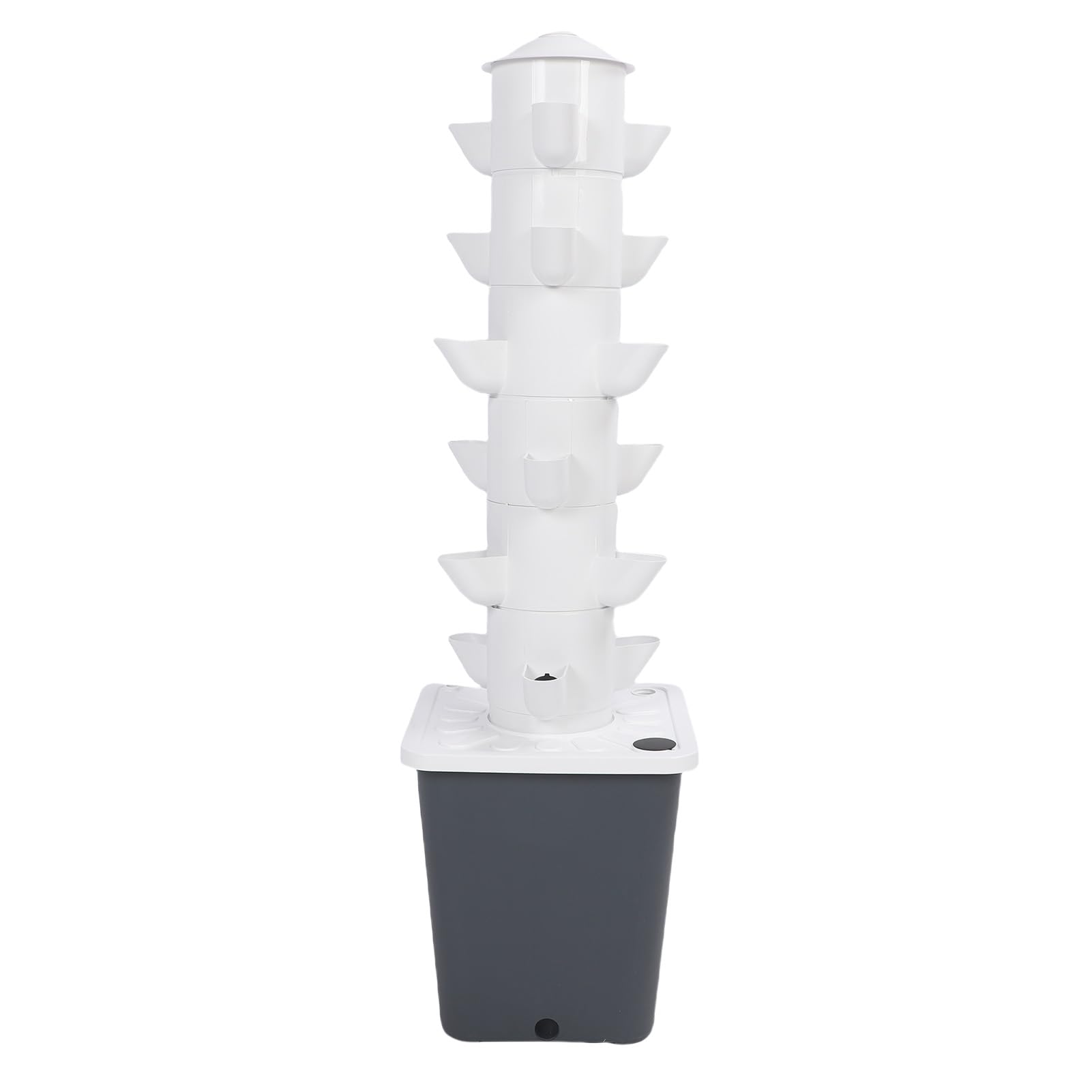 Cocoarm Vertikales Hydroponisches Anbausystem 18-Loch-Turm für (EU-Stecker)