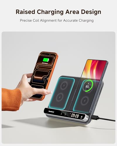Charge pour Samsung Galaxy S25 et Pixel 9 avec le Support Induction - 7
