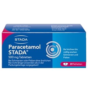 Paracetamol STADA – Arzneimittel bei leichten und mäßig starken Schmerzen und Fieber – bei Kopf-, Glieder-, Zahn- und…