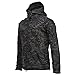 WSPDSD Giacca Invernale Mimetica Pelle di Squalo Soft Shell Giacca A Vento Calda Antivento Uomo Escursionismo All'aperto Caccia Abbigliamento Giacche Tattiche - CP Nero,XL