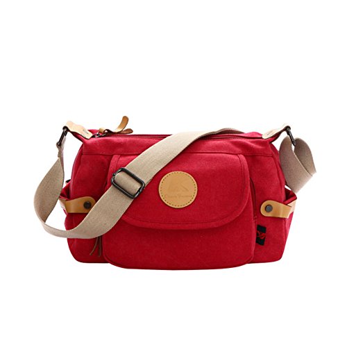 Croix-paquet oblique en toile sac idéal pour les cours et les sorties