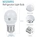 Delixike W11216993 W11125625 for Whirlpool Refrigerator Light Bulb AP6329125 4813672, PS12349398, W10820003, W11125625. White，Wattage:3.6w