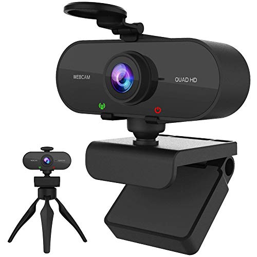 Exclusive Discount 60% Price GOSPO Webcam with Microphone 2K HD USB Web cam Light for Laptop Computer Camera Privacy Cover Tripod,USB Plug & Play on Windows Mac for Video Streaming Conference Gaming Call, Black
