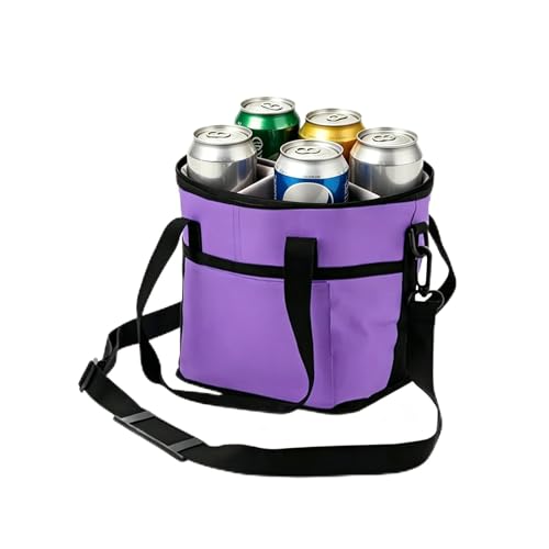 Portabebidas térmico de 4 huecos: lleva tus bebidas frías sin derrames en tus viajes