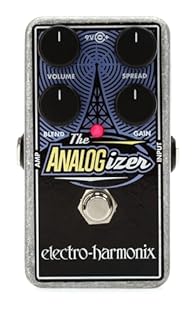 The Analogizer's warmth can mask the harshness of the digital signal Easy to balance for the right amount of analog Punch in the analog signal with the footswitch True Bypass
