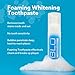 GO SMILE BLU Foaming Whitening Toothpaste for Blue-Light Toothbrushes, Light Activated Stain Removal & Enamel Whitening Formula to Freshen Breath & Clean Teeth Without Sensitivity, Mint Flavor 2.3 oz