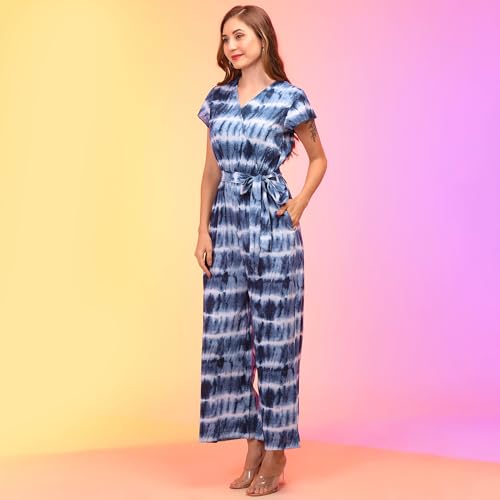 Image of Globus Women Jumpsuit (3641876003 Blue L)