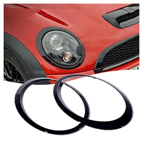 Tail light bezel para Mini Cooper R56 R57 cubierta protectora luz trasera marco negro 4