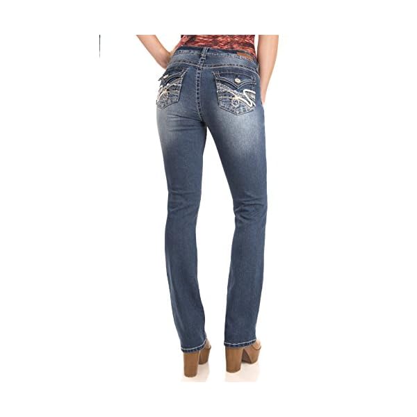 WallFlower-Womens-Juniors-Legendary-Stretch-Bootcut-Denim-Jeans-Size-0-24-Plus-28-30-32-Inseam WallFlower Women's Legendary Bootcut Mid-Rise Insta Stretch Juniors Jeans (Standard and Plus), Keller, 9