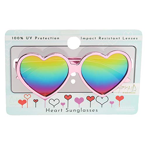 ARKAID Girls Heart Shaped Sunglasses PInk Arkaid UV 400 Sun Protection One Size Fits Most Kids2