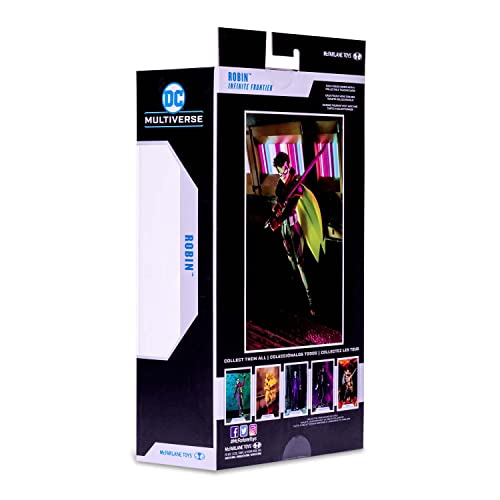BANDAI DC Multiverse - Figurine McFarlane 17cm - Damian Wayne - Robin - DC Future State - TM15226