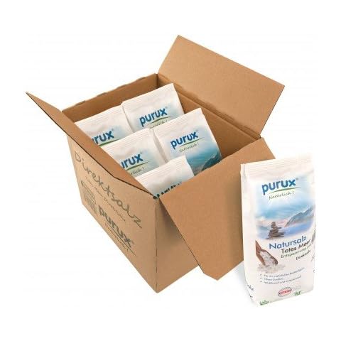 purux Totes Meer Salz 5kg Direktsalz 6x 850g Badesalz absolut naturbelassen Cover