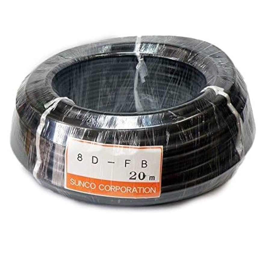 SHIKOKU CABLE EM-8D-FB/EM-8D-ELK ケーブル 関西通信電線製 8D-FB 同軸ケーブル アマチュア無線 17m EM-8D