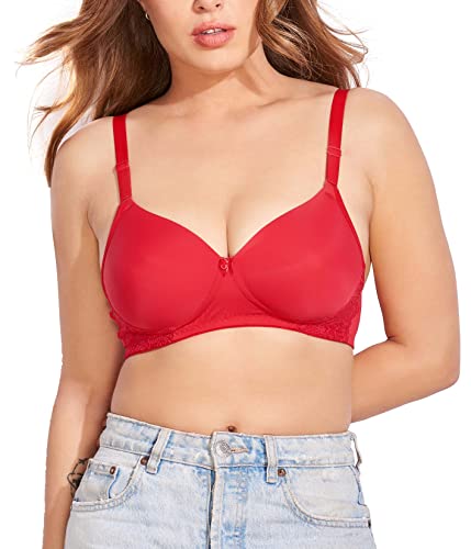 Image of LacyLuxe Women Seamless Padded Bra