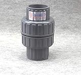 Forma de conexión: adhesivo YXA-Models, 1pc 32-63mm Diámetro Interior de PVC Una Manera de no Retorno la válvula de retención de UPVC instalación de tuberías de riego for el jardín Peces de Acuario Tanque Aaapter