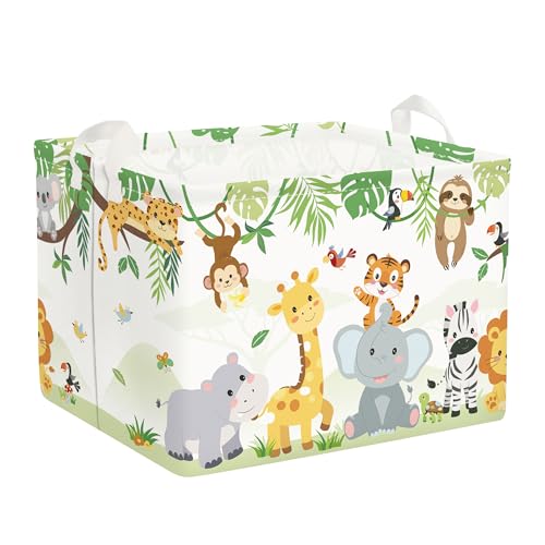 Clastyle Magic Nursery Decor Baby Gift Basket Kid Large Feather Hat Book Shelf Basket Broomstick Collapsible Rectangle Clothes Toy Bin,Wand Owl,40 * 30 * 30 cm