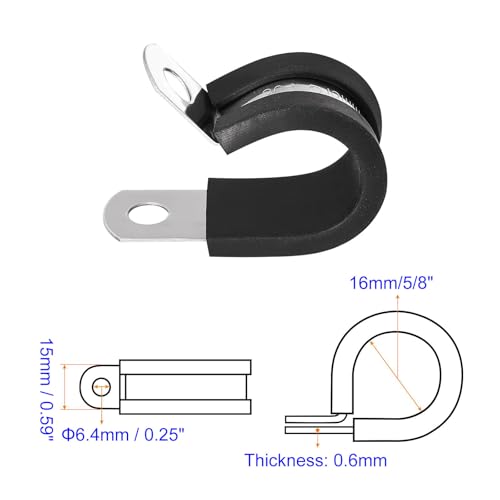 MACHSWON 12Pcs 5/8 Inch(16mm) Cable Clamp - Image 2