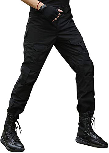 BWBIKE Pantalones Tácticos Militares para Hombres con Rodilleras Pantalones De Trabajo De Combate