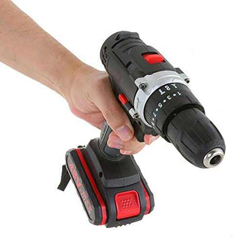 SHZICMY 21V Akkuschrauber Akku-Bohrschrauber Bohrhammer Bohrmaschine Schlagbohrmaschine Schlagbohrschrauber 25N·m 1350 U… – Bild 8