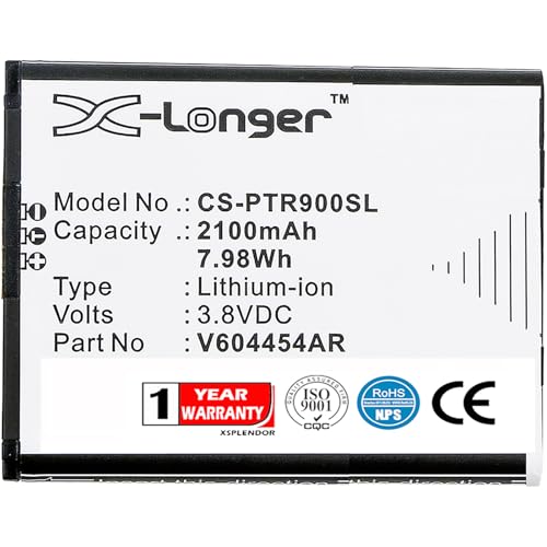 Replacement Battery for VERIZON Ellipsis Jetpack, MHS900L, XHG-R300 Part NO FWCR900BATS, V604454AR