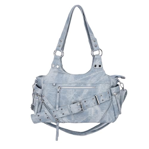 Sac à main élégant et cabas grand format en cuir synthétique - 5