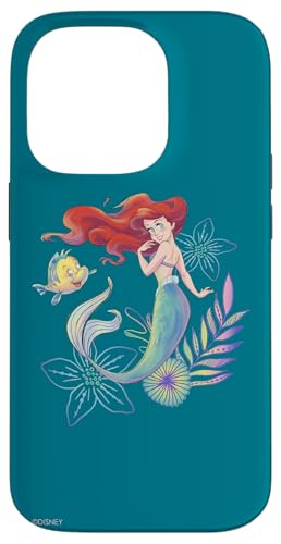 Disney Die kleine Meerjungfrau Arielle und Flunder unter dem Meer Hülle für iPhone 14 Pro