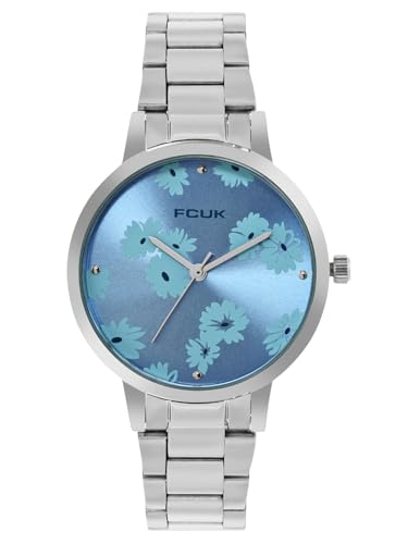 FCUK Sky Blue Dial Analog Watch for Women - FK00022D (B0CMHYCB2N) Amazon Price History, Amazon Price Tracker