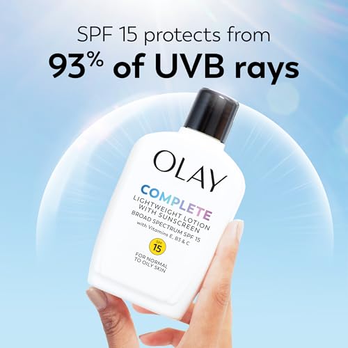 Olay Face Moisturizer, Complete with Sunscreen SPF 15, Daily Facial Lotion for Normal Skin, Lightweight Hydrating Broad Spectrum Sun Protection - Vitamin C, E, and Niacinamide - 6 Oz 2 Pack - image 6