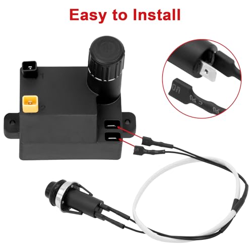 Image of DELSbbq 7642 Grill Igniter Kit for Weber Spirit 210 310 Series Gas Grills, Replacement Part for Weber Spirit S-210 E-210 S-310 E-310 SP-310 Series with Up Front Controls Model Years 2013 and Newer