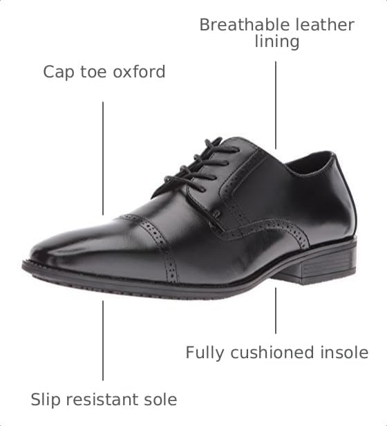 Image of Stacy Adams Men's, Abbott Cap Toe Oxford | Office Shoes