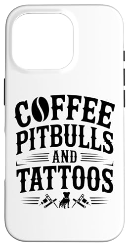 Coffee Pitbulls �^�g�D�[ �A�[�e�B�X�g �J�t�F�C���D�� �� �}�} �������� �X�}�z�P�[�X iPhone 16 Pro �p