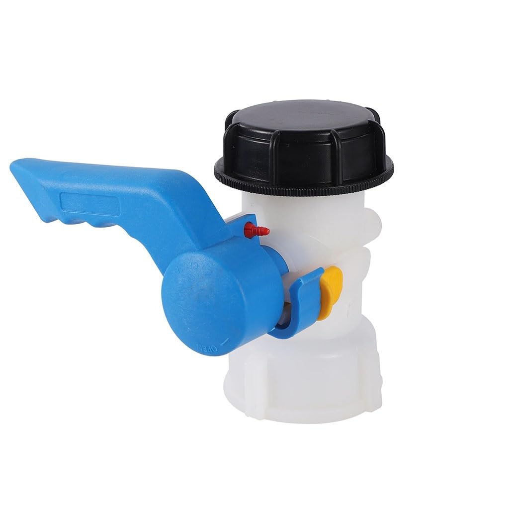 hcaklozgshi 1pcs Interface 62mm Butterfly Valve IBC Tank Container Adapter Garden Agriculture Irrigation Water Supply Faucet Controller(Interface 75mm)